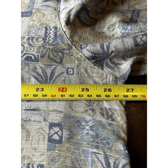 Caribbean Men’s Silk Blend‎ Size XL Tropical Print Short Sleeve Button-Up Shirt - Picture 4 of 4